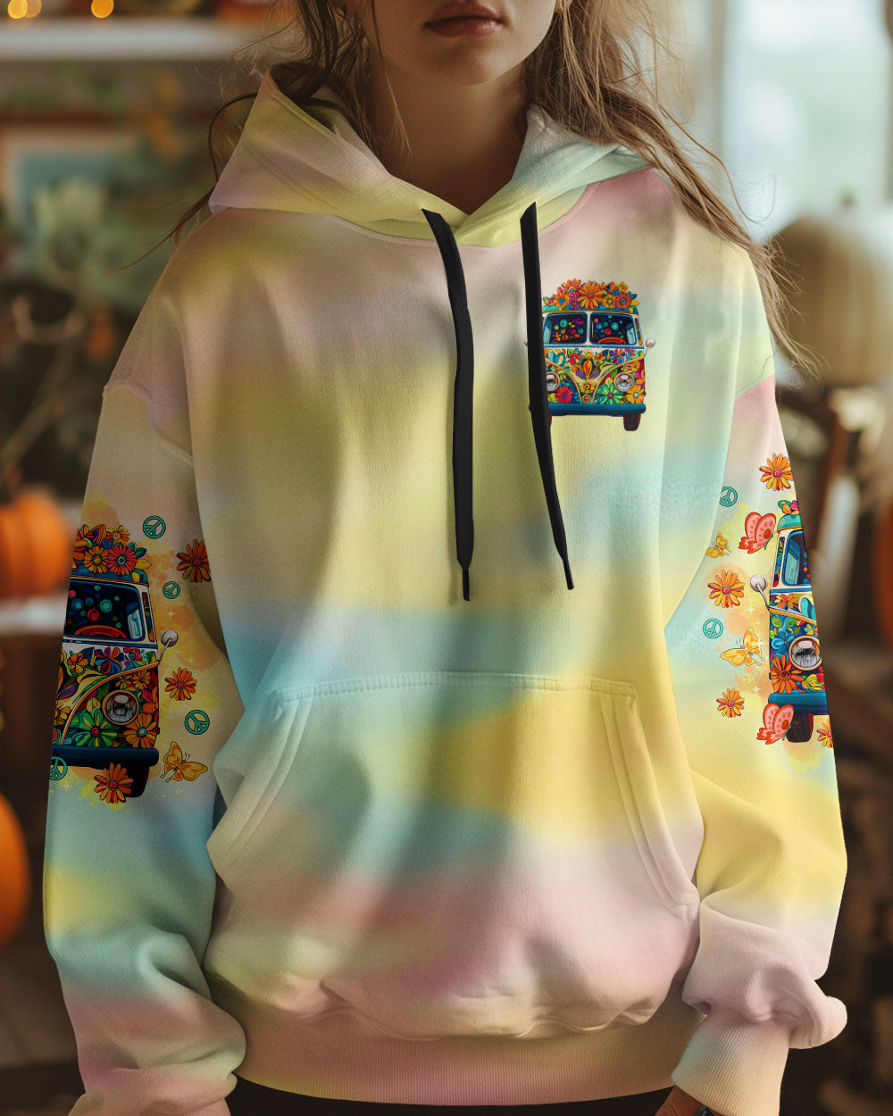 RUNNING AGAINST THE WIND BUS TIE DYE  ALL OVER PRINT - TLTR1501252