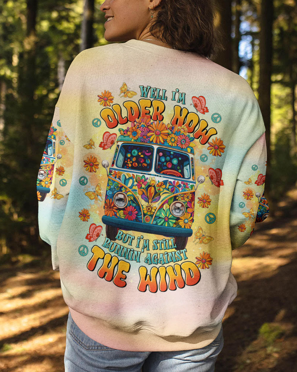 RUNNING AGAINST THE WIND BUS TIE DYE  ALL OVER PRINT - TLTR1501252
