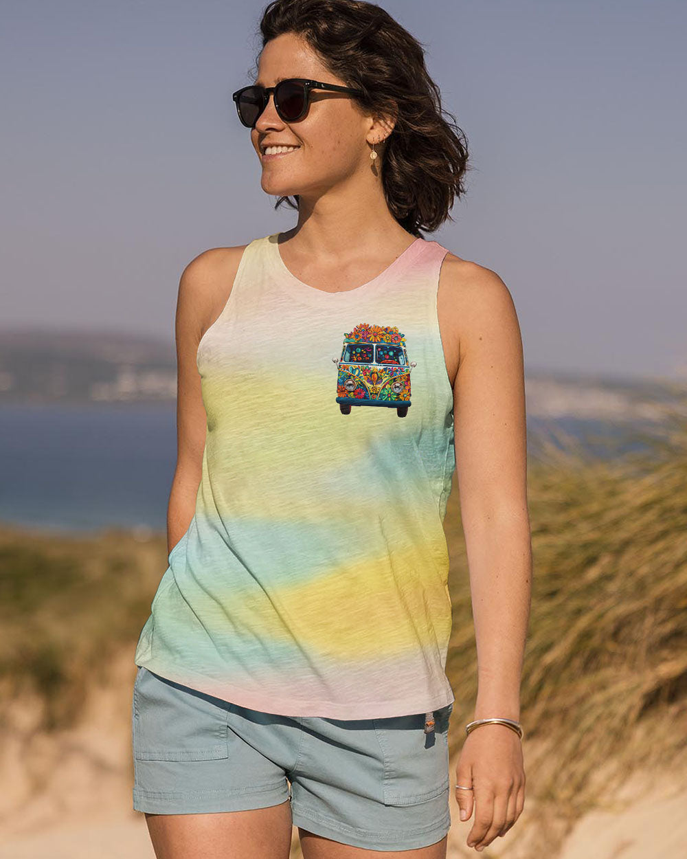RUNNING AGAINST THE WIND BUS TIE DYE  ALL OVER PRINT - TLTR1501252