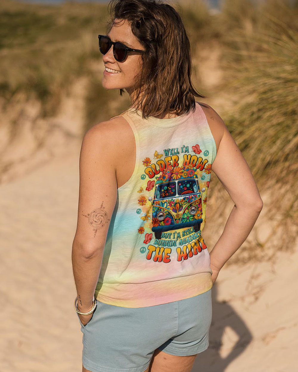 RUNNING AGAINST THE WIND BUS TIE DYE  ALL OVER PRINT - TLTR1501252