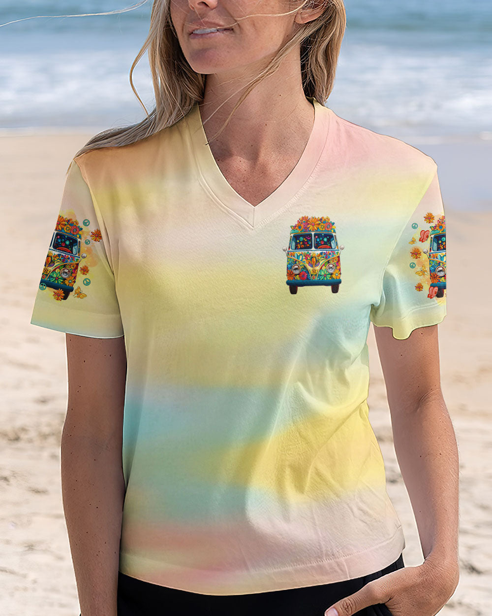 RUNNING AGAINST THE WIND BUS TIE DYE  ALL OVER PRINT - TLTR1501252
