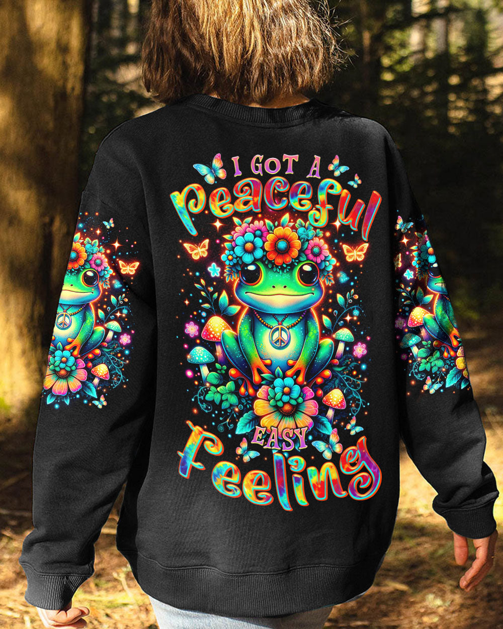 I GOT A PEACEFUL FROG ALL OVER PRINT - TLTR1502245