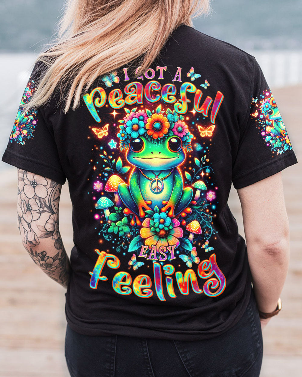 I GOT A PEACEFUL FROG ALL OVER PRINT - TLTR1502245
