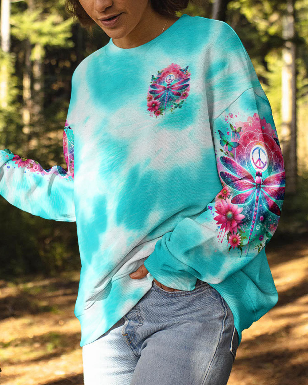 BE YOU THE WORLD WILL ADJUST DRAGONFLY ALL OVER PRINT - TLTR1512233