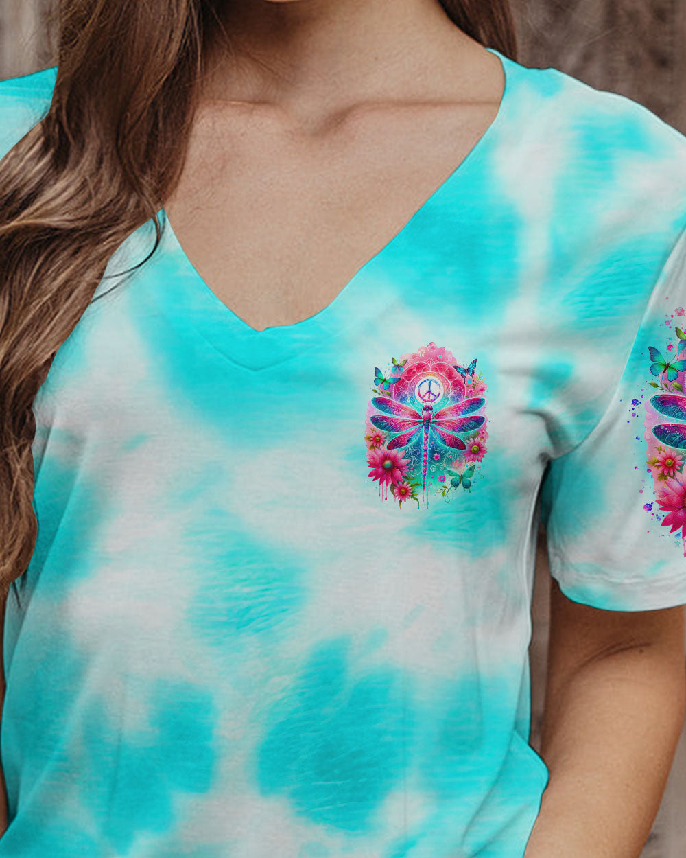BE YOU THE WORLD WILL ADJUST DRAGONFLY ALL OVER PRINT - TLTR1512233