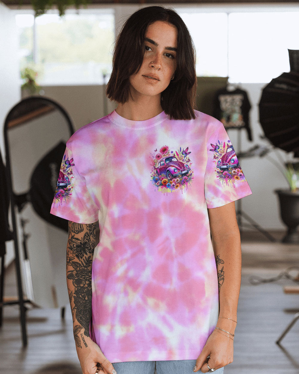SOME GIRLS ARE JUST BORN LEOPARD CAR ALL OVER PRINT - TLTR1601241