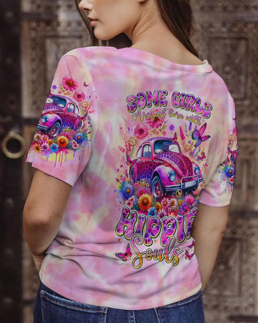 SOME GIRLS ARE JUST BORN LEOPARD CAR ALL OVER PRINT - TLTR1601241