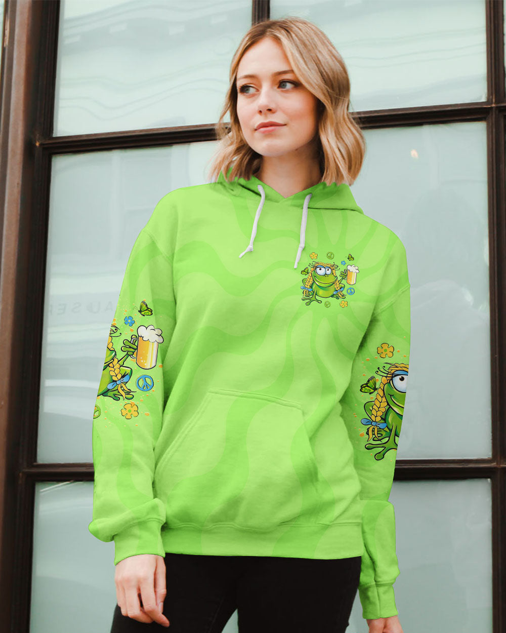 I'M JUST FANCY FROG ALL OVER PRINT - TLTR1607243