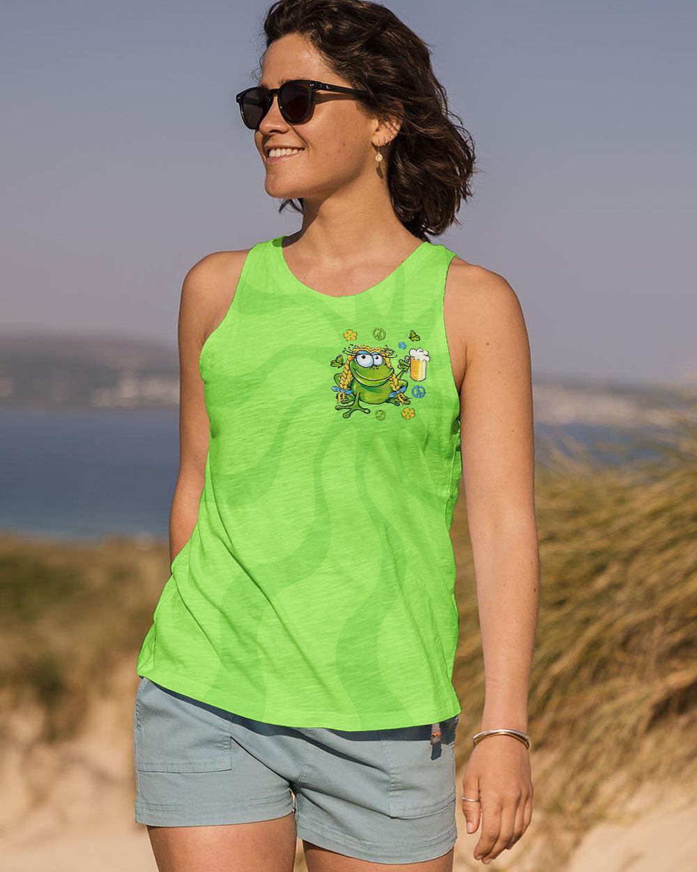 I'M JUST FANCY FROG ALL OVER PRINT - TLTR1607243