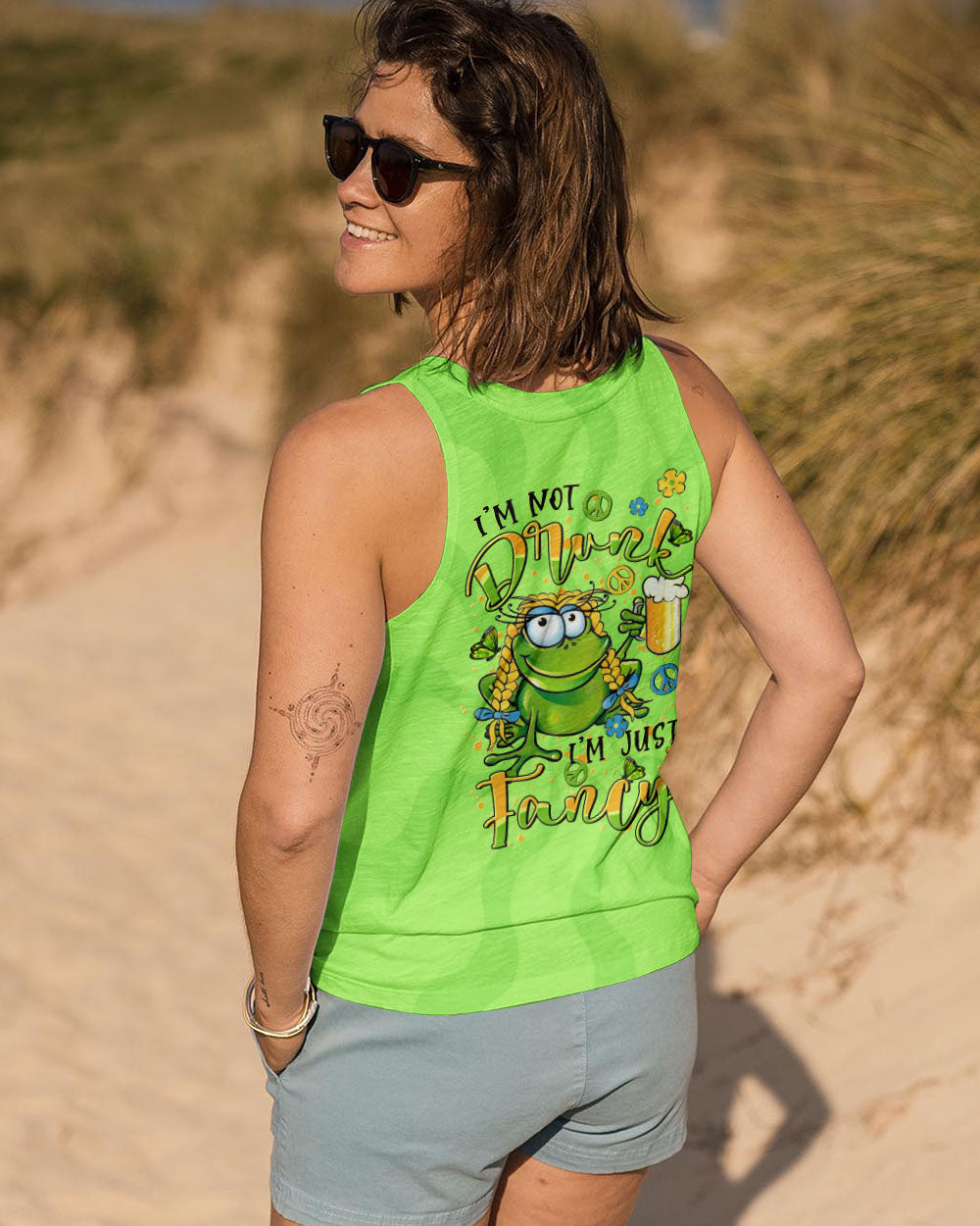I'M JUST FANCY FROG ALL OVER PRINT - TLTR1607243