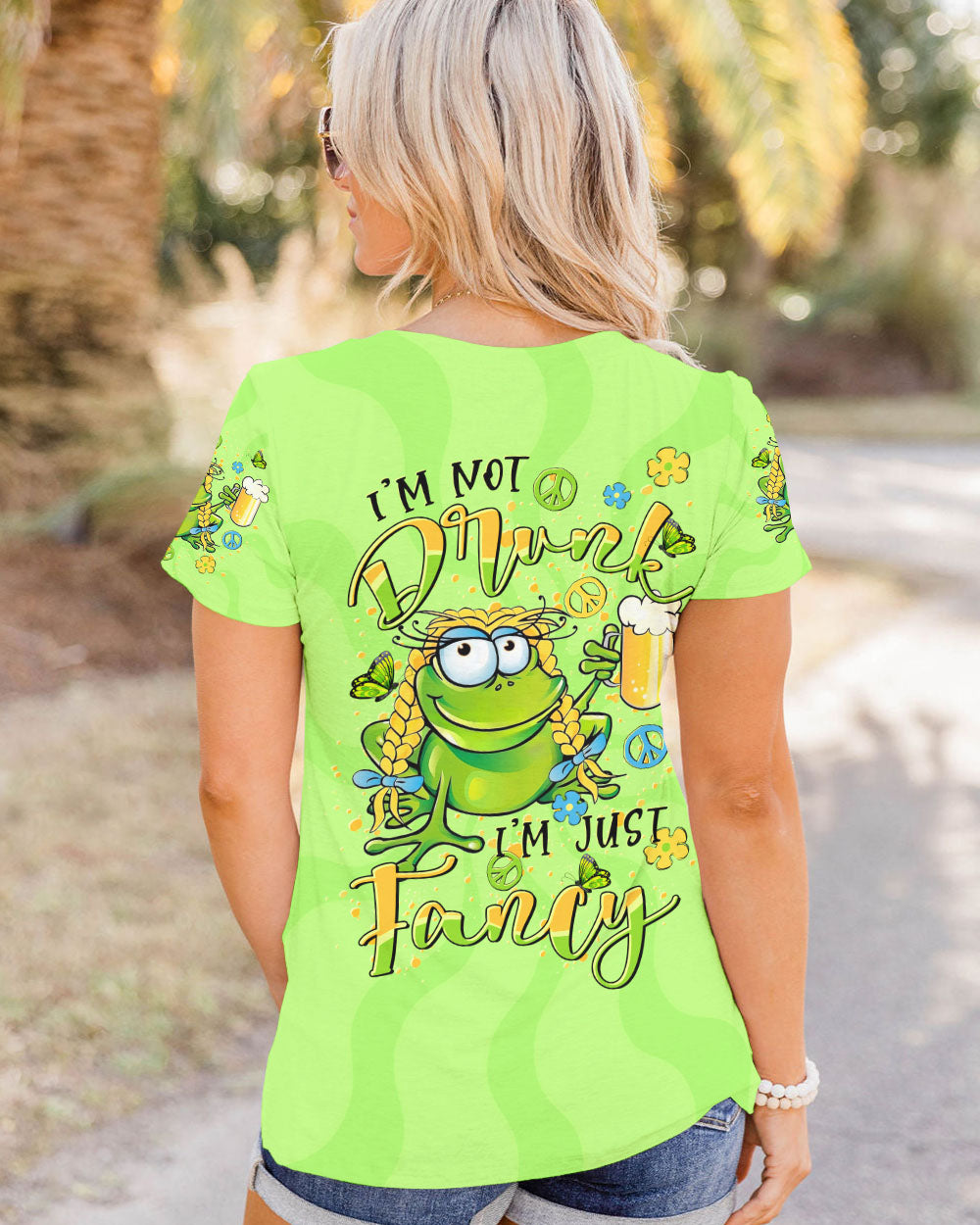 I'M JUST FANCY FROG ALL OVER PRINT - TLTR1607243
