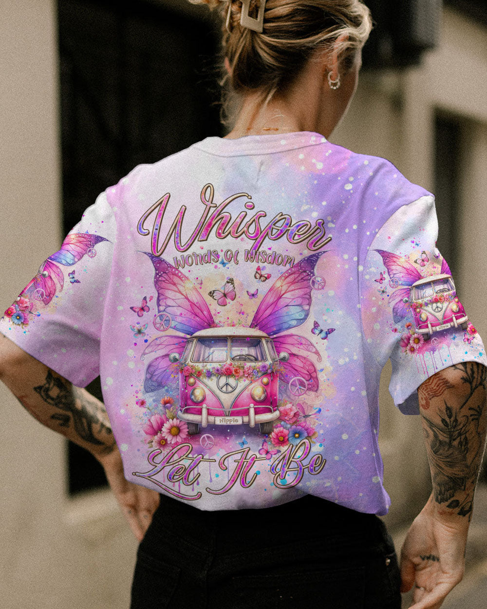WHISPER WORDS OF WISDOM CAR WINGS ALL OVER PRINT - TLTR1612232