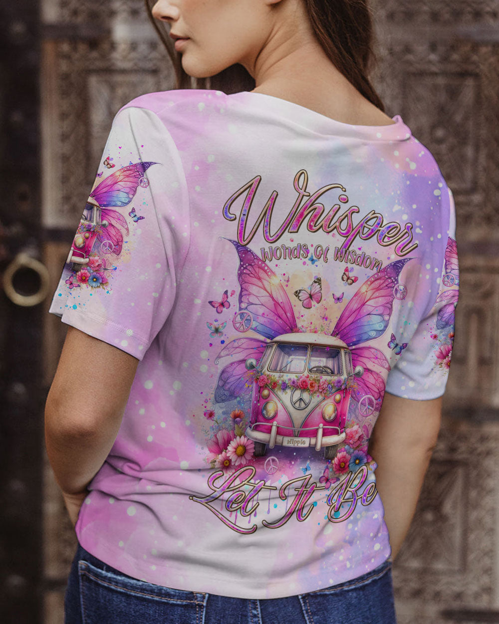 WHISPER WORDS OF WISDOM CAR WINGS ALL OVER PRINT - TLTR1612232