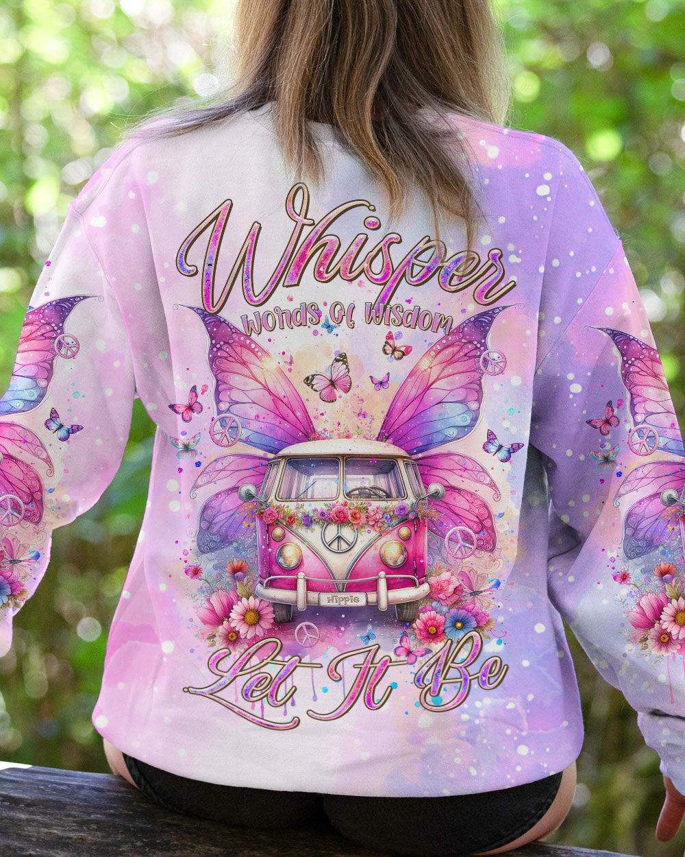 WHISPER WORDS OF WISDOM CAR WINGS ALL OVER PRINT - TLTR1612232