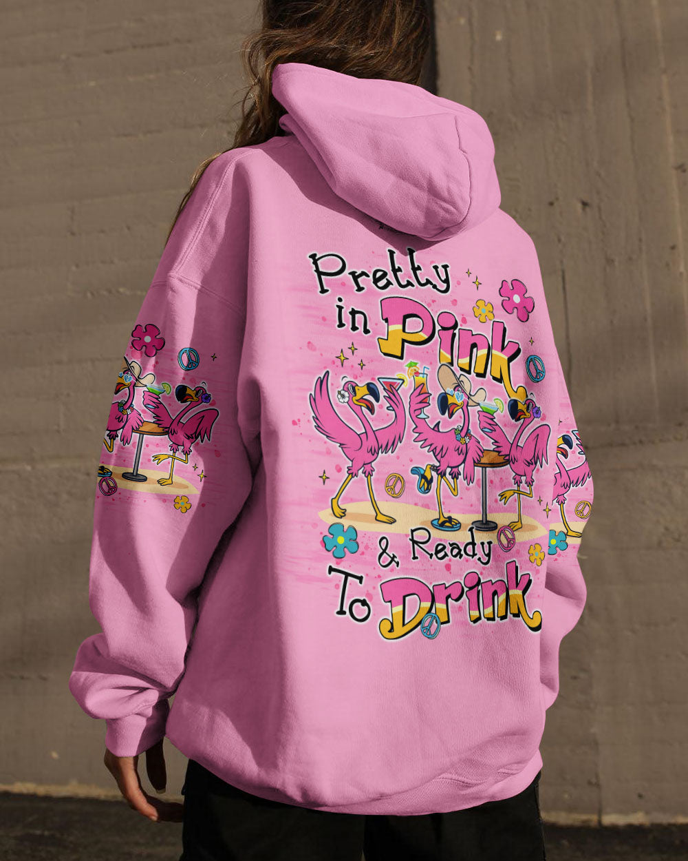 PRETTY IN PINK FLAMINGO ALL OVER PRINT - TLTR1706244