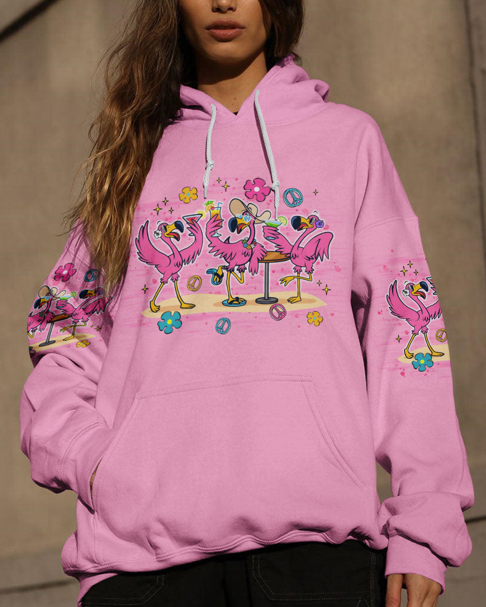 PRETTY IN PINK FLAMINGO ALL OVER PRINT - TLTR1706244