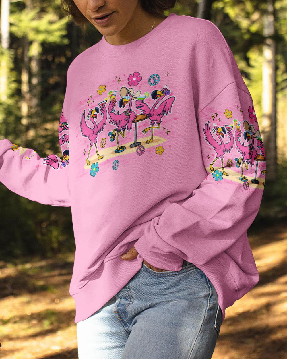 PRETTY IN PINK FLAMINGO ALL OVER PRINT - TLTR1706244