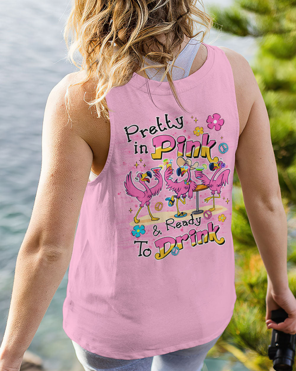 PRETTY IN PINK FLAMINGO ALL OVER PRINT - TLTR1706244