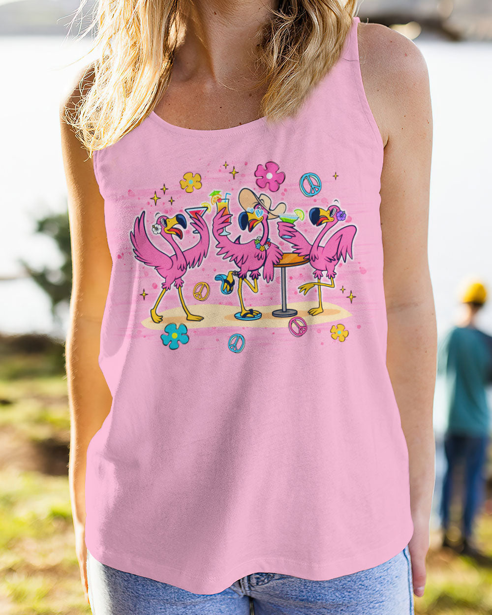 PRETTY IN PINK FLAMINGO ALL OVER PRINT - TLTR1706244