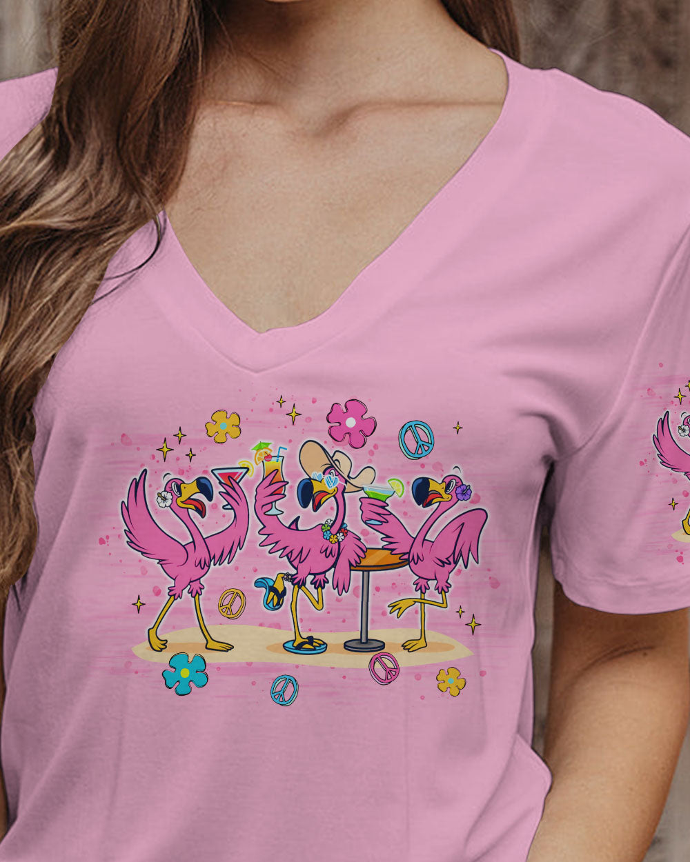 PRETTY IN PINK FLAMINGO ALL OVER PRINT - TLTR1706244