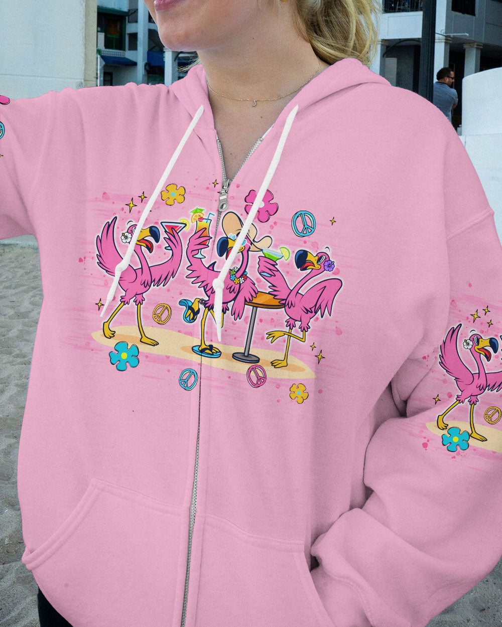 PRETTY IN PINK FLAMINGO ALL OVER PRINT - TLTR1706244