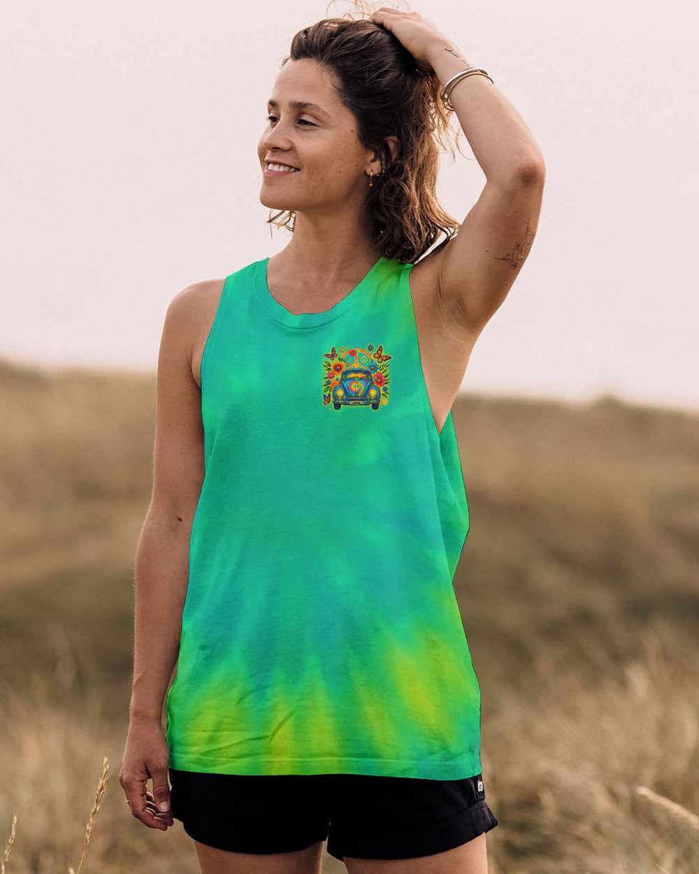 THE REBEL IN ME WILL NEVER DIE CAR TIE DYE ALL OVER PRINT - TLTR1706251