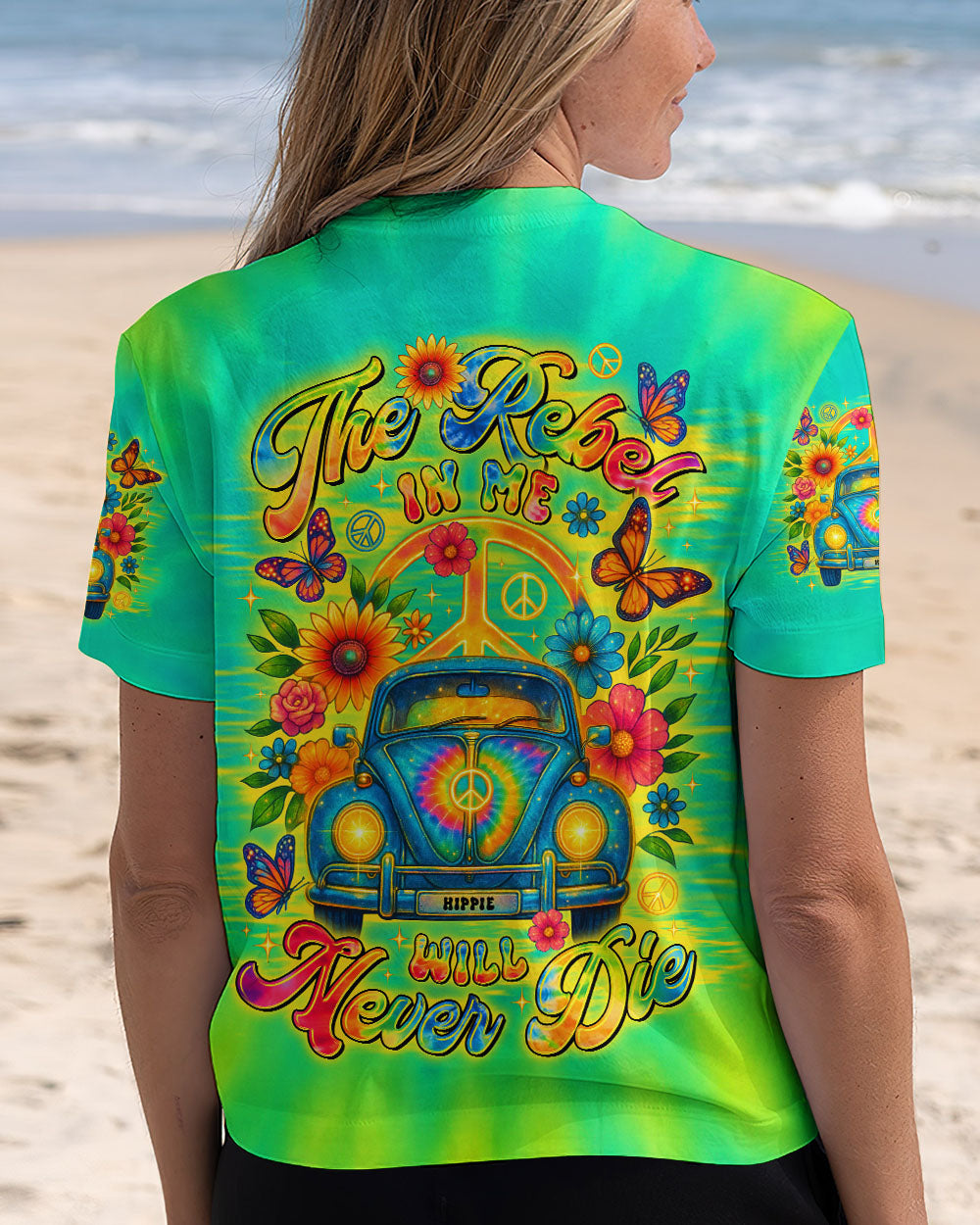 THE REBEL IN ME WILL NEVER DIE CAR TIE DYE ALL OVER PRINT - TLTR1706251