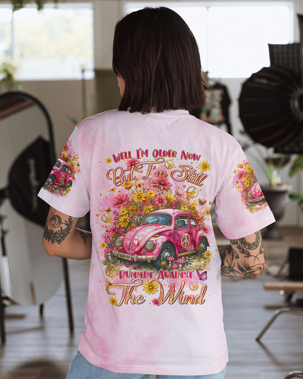 RUNNING AGAINST THE WIND CAR ALL OVER PRINT - TLTR1707241