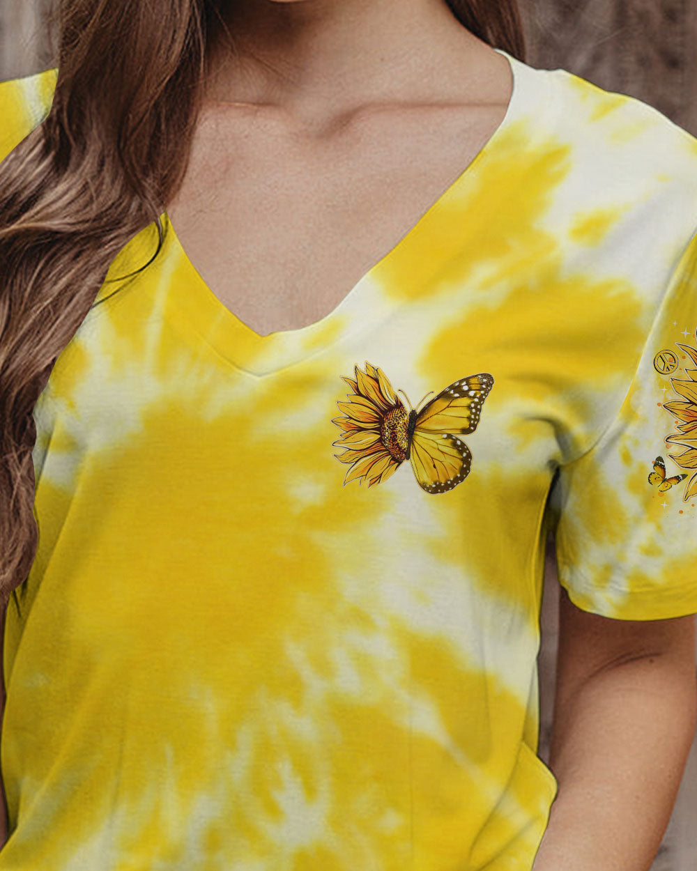 HIPPIE SOUL BUTTERFLY SUNFLOWER  ALL OVER PRINT  -  TLTR1802254