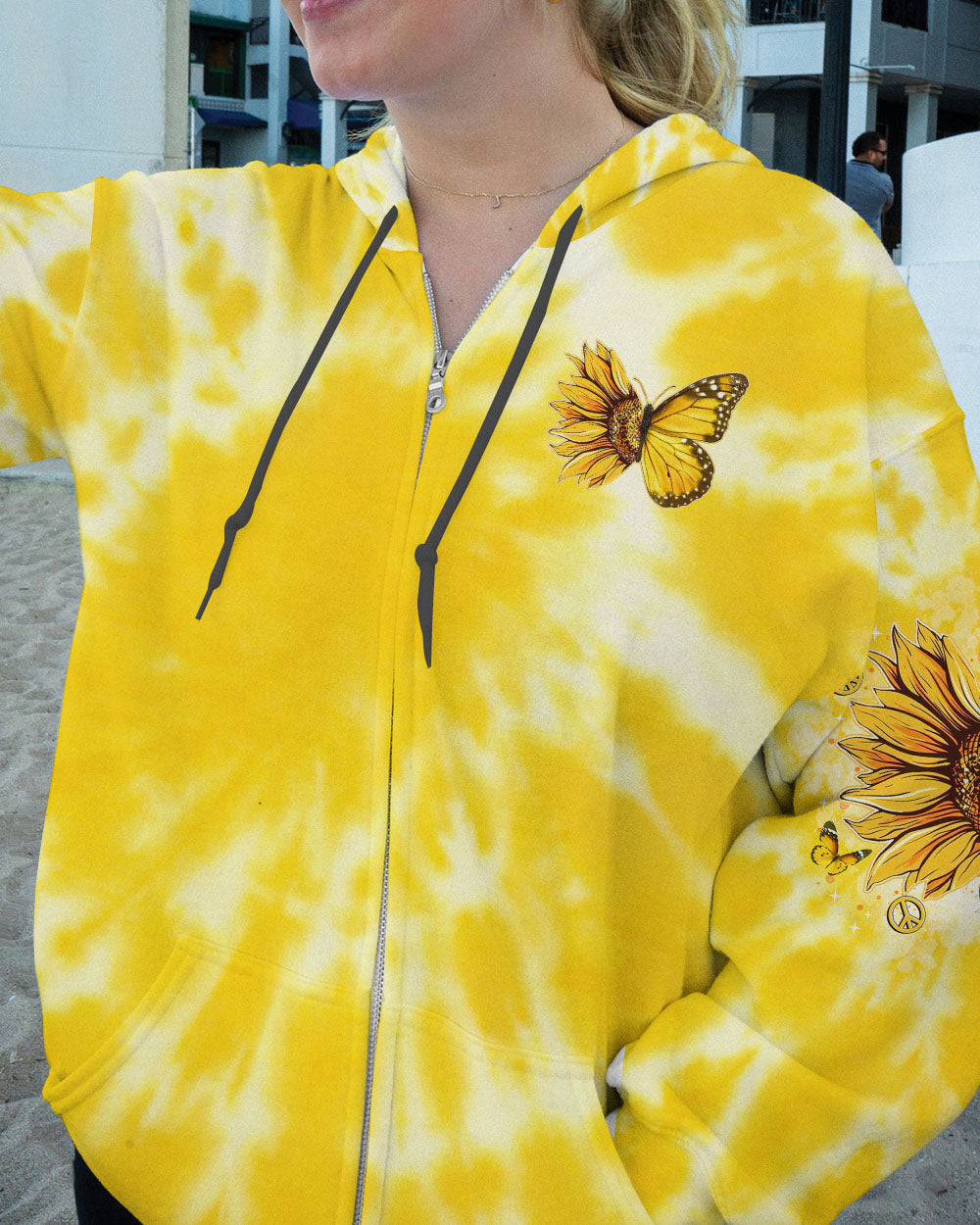 HIPPIE SOUL BUTTERFLY SUNFLOWER  ALL OVER PRINT  -  TLTR1802254