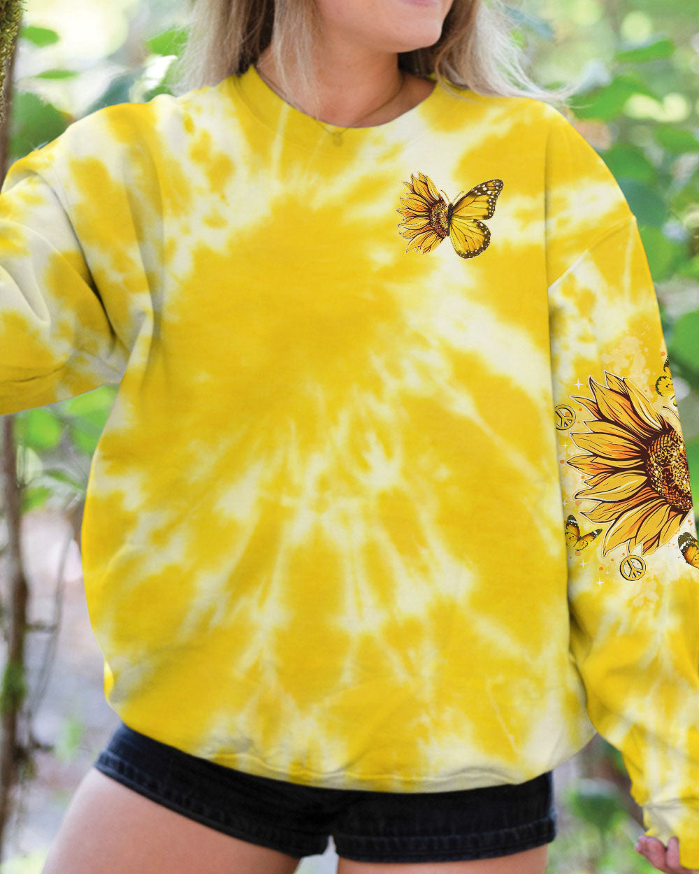 HIPPIE SOUL BUTTERFLY SUNFLOWER  ALL OVER PRINT  -  TLTR1802254