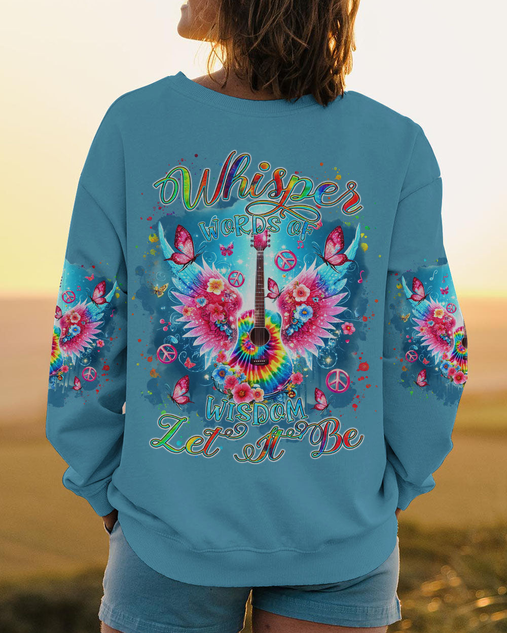 WHISPER WORDS OF WISDOM GUITAR WINGS ALL OVER PRINT - TLTR1806243