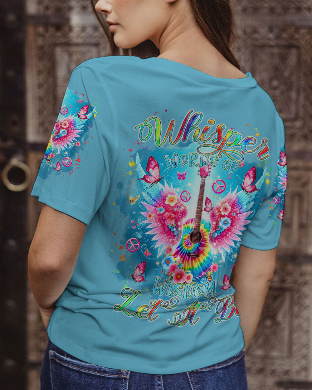 WHISPER WORDS OF WISDOM GUITAR WINGS ALL OVER PRINT - TLTR1806243