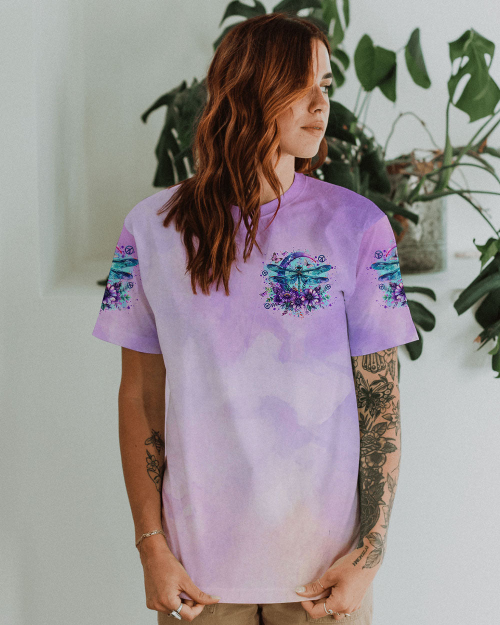 JUST BREATHE DRAGONFLY ALL OVER PRINT - TLTR1807242