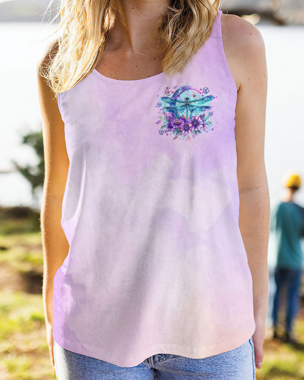 JUST BREATHE DRAGONFLY ALL OVER PRINT - TLTR1807242