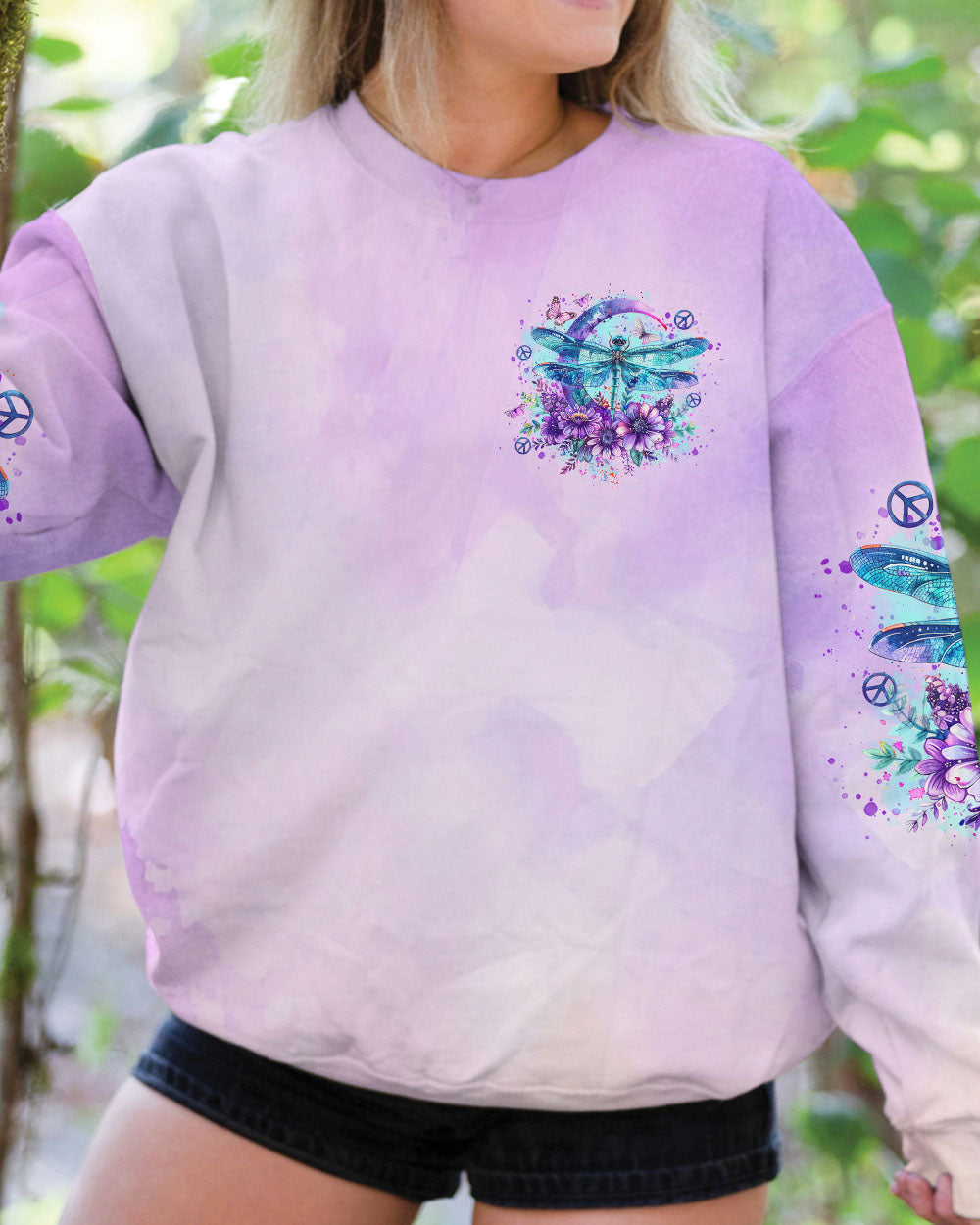 JUST BREATHE DRAGONFLY ALL OVER PRINT - TLTR1807242