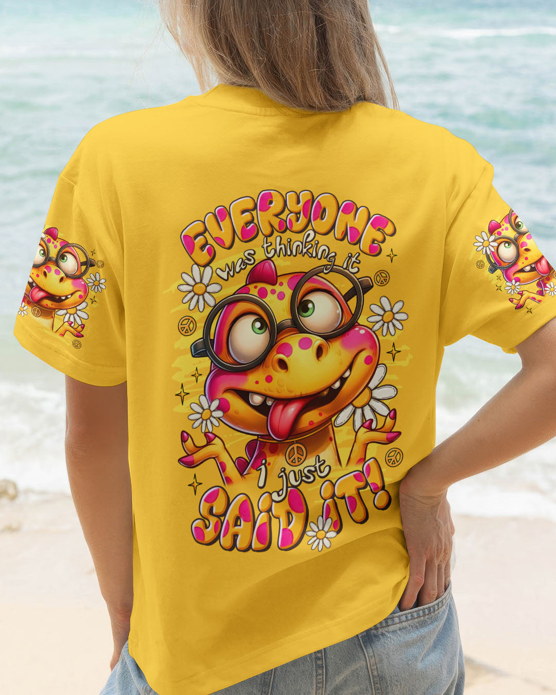 EVERYONE WAS THINKING  IT DINOSAUR ALL OVER PRINT  - TLTR1808253