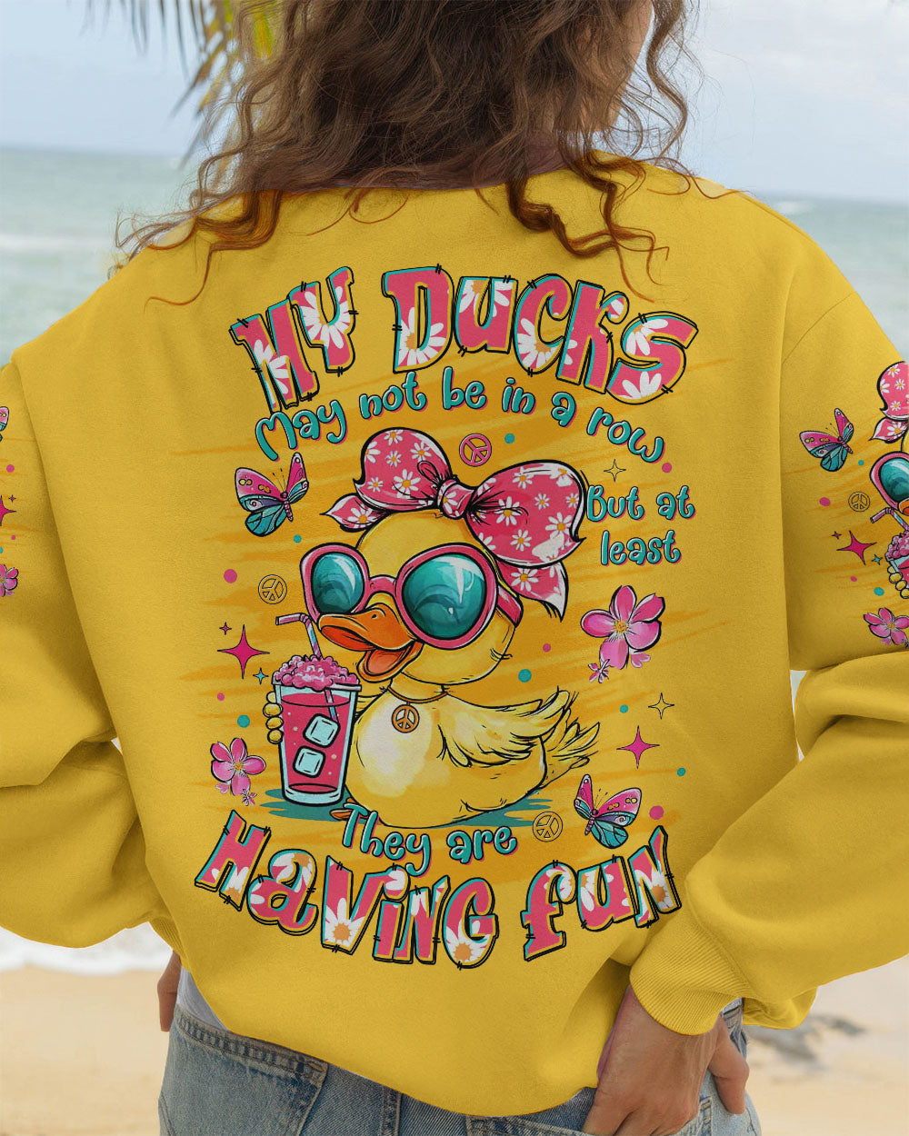 MY DUCKS MAY NOT BE IN A ROW ALL OVER PRINT  - TLTR1808254