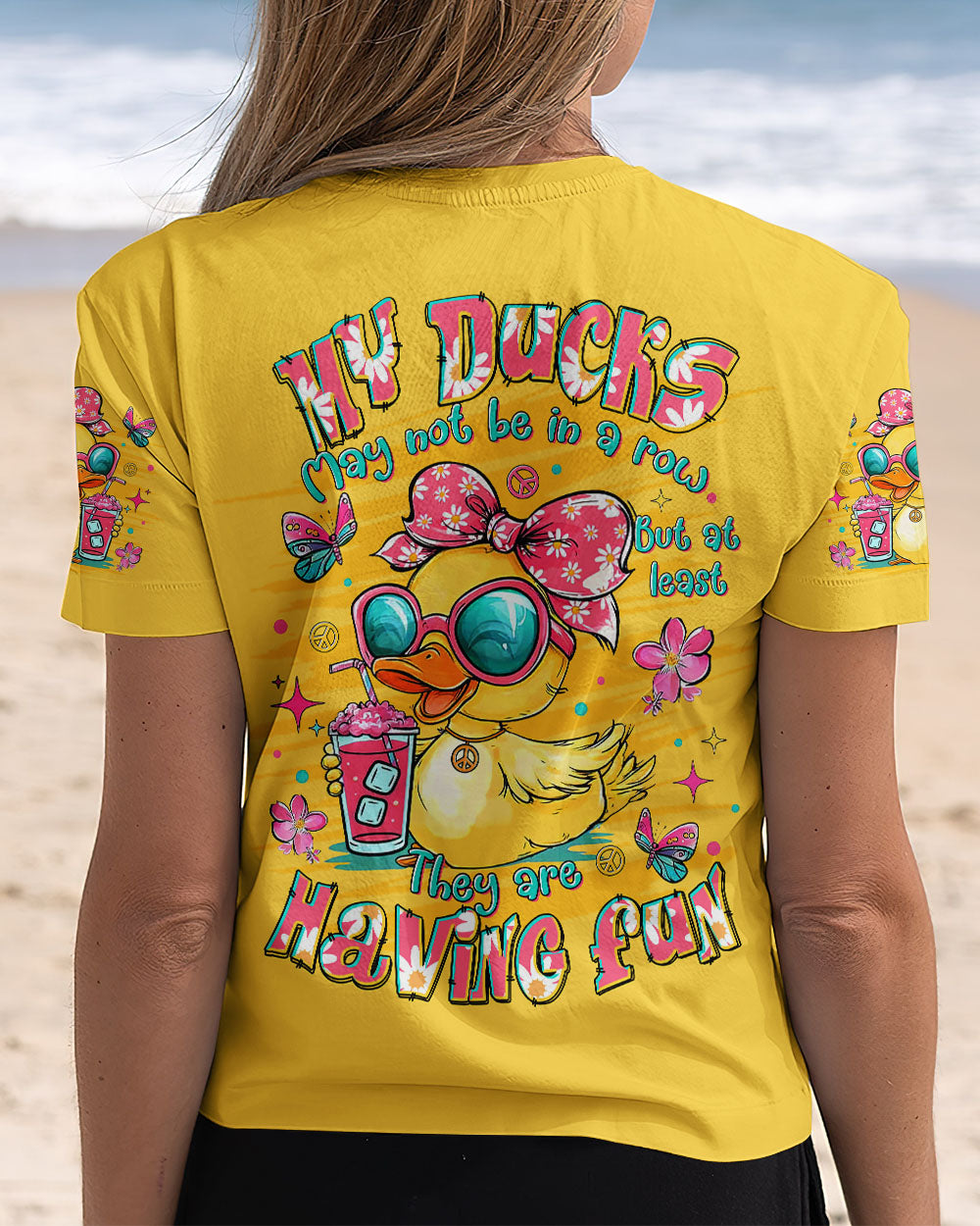 MY DUCKS MAY NOT BE IN A ROW ALL OVER PRINT  - TLTR1808254