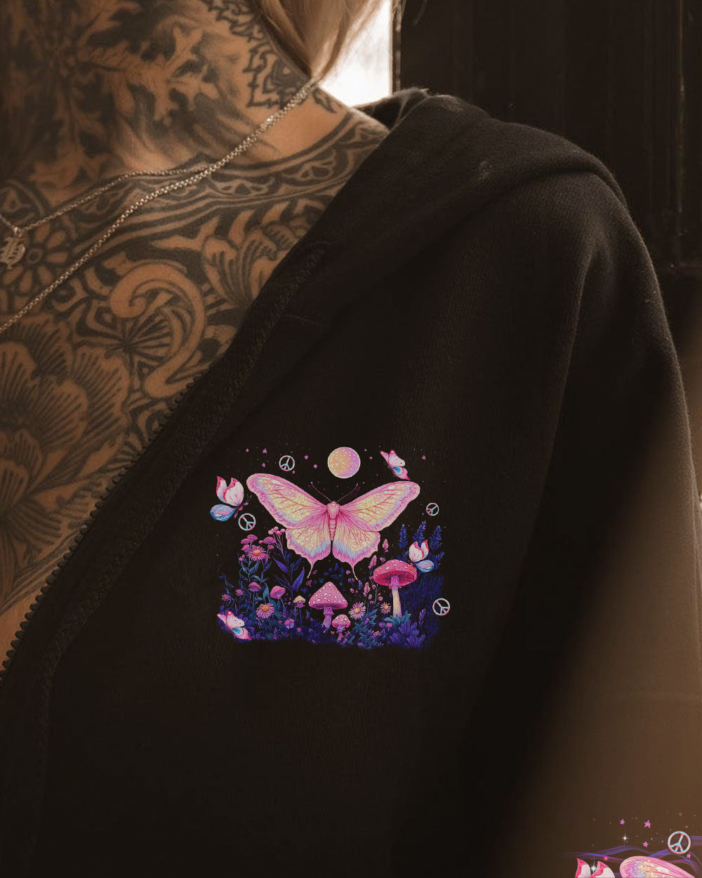 I BELIEVE THERE ARE ANGELS AMONG US BUTTERFLY ALL OVER PRINT  - TLTR1903254