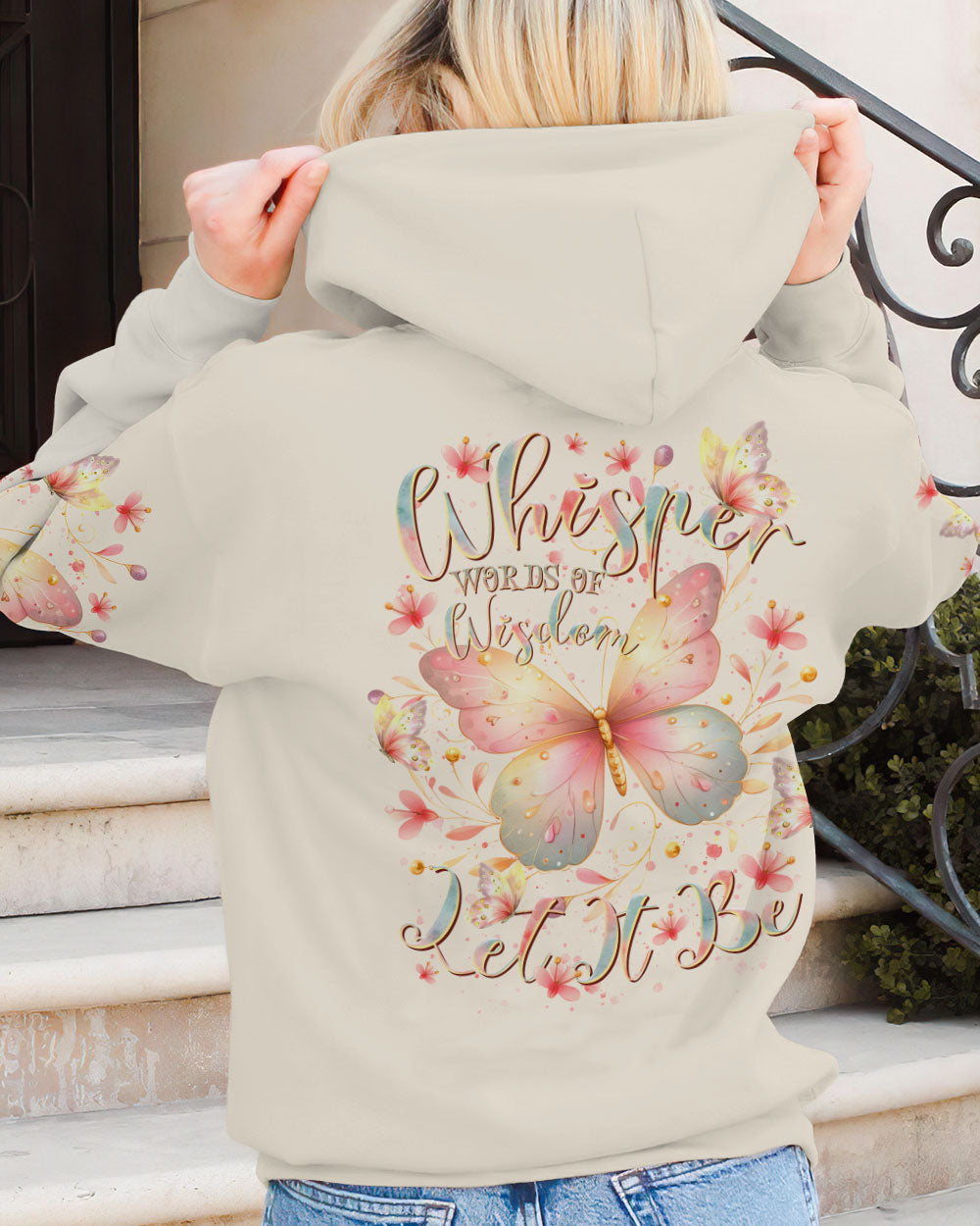 WHISPER WORDS OF WISDOM BUTTERFLY ALL OVER PRINT - TLTR1912234