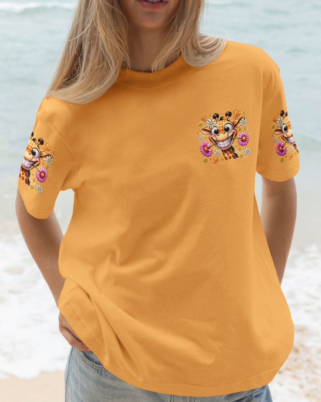 DO WHAT MAKES YOU HAPPY GIRAFFE ALL OVER PRINT  - TLTR2008251