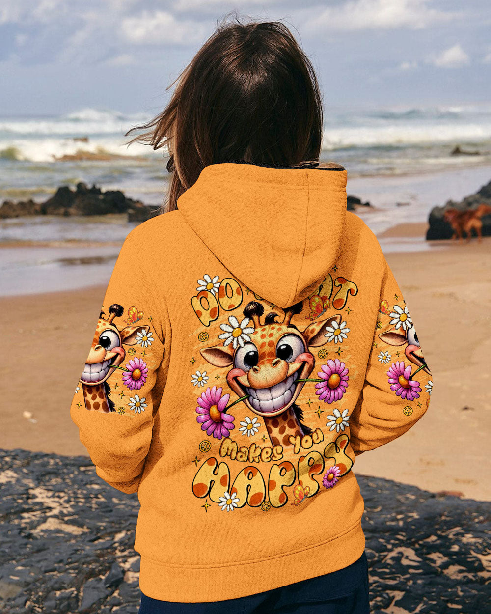 DO WHAT MAKES YOU HAPPY GIRAFFE ALL OVER PRINT  - TLTR2008251