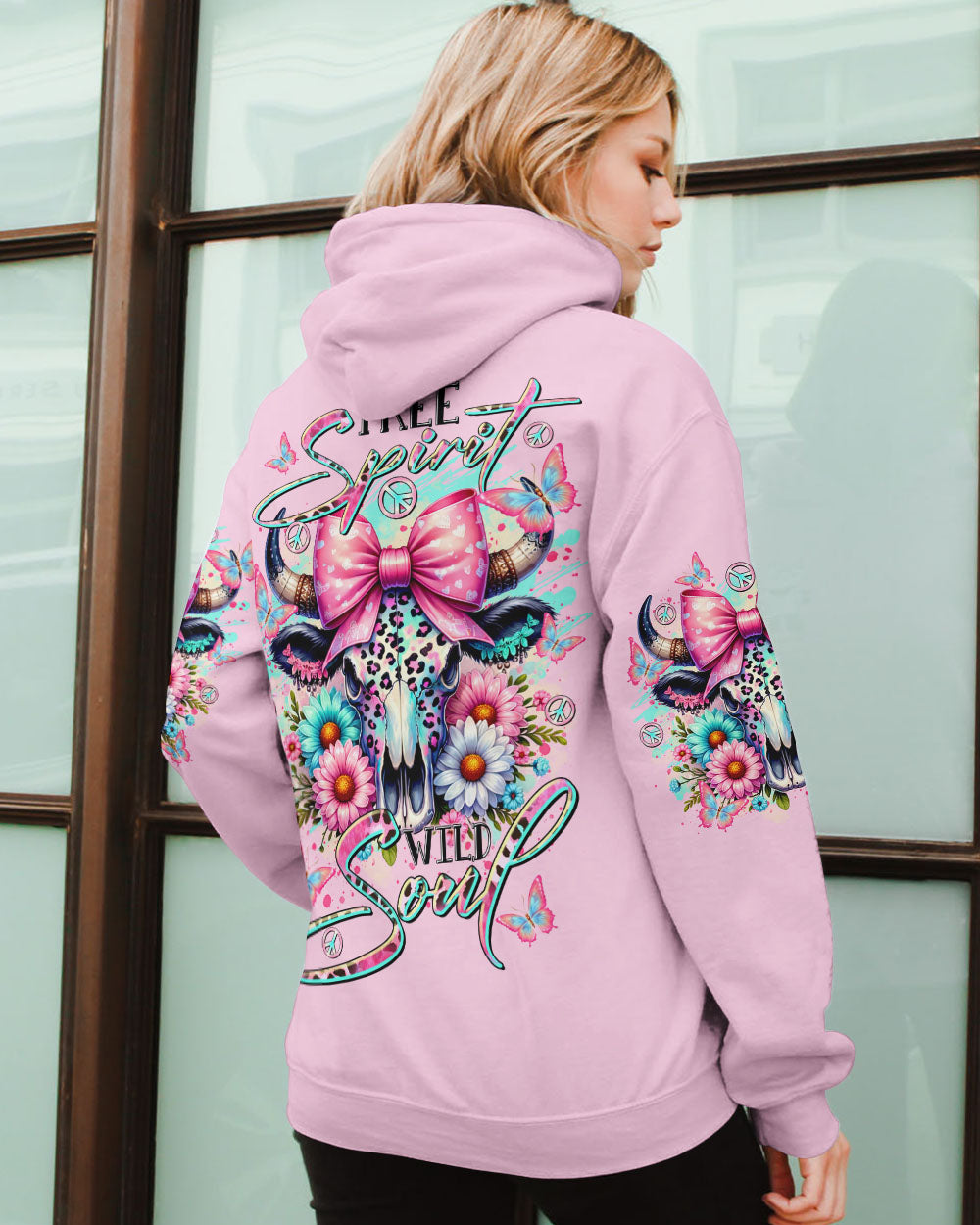 FREE SPIRIT WILD SOUL COW ALL OVER PRINT - TLTR2009243