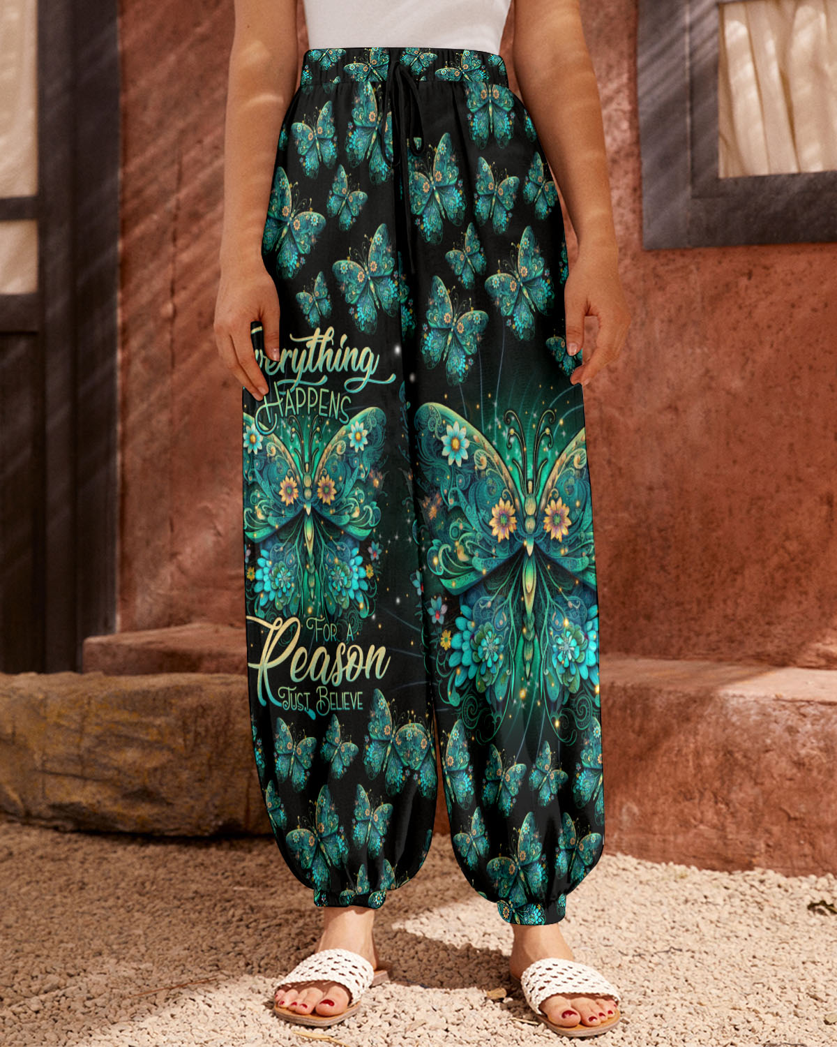 JUST BELIEVE BUTTERFLY ALL OVER PRINT - TLTR2106231