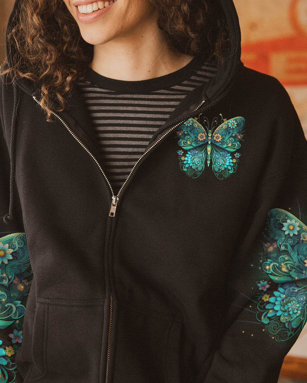 JUST BELIEVE BUTTERFLY ALL OVER PRINT - TLTR2106231