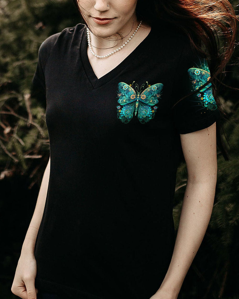 JUST BELIEVE BUTTERFLY ALL OVER PRINT - TLTR2106231