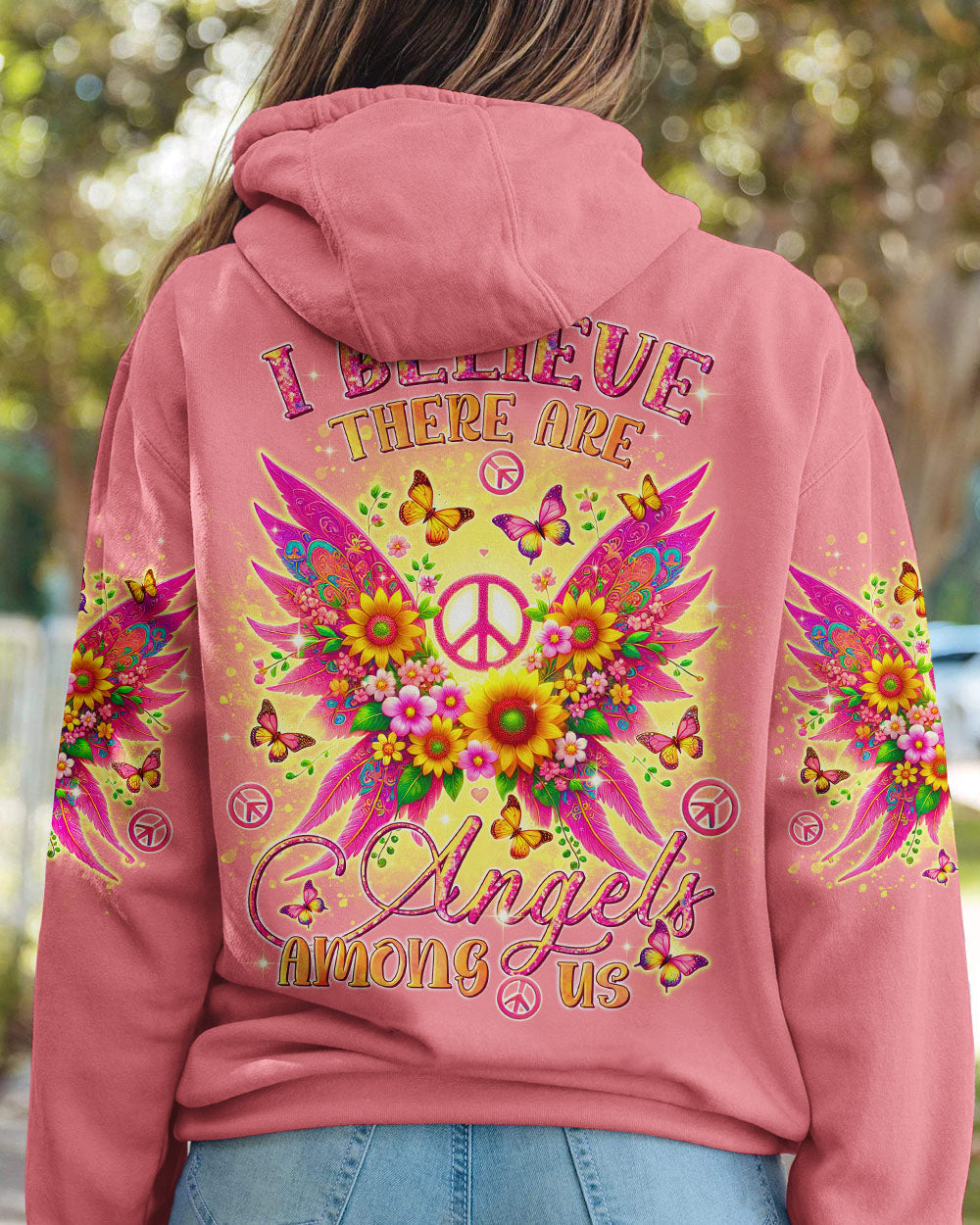 I BELIEVE THERE ARE ANGELS AMONG US WINGS ALL OVER PRINT - TLTR2108243