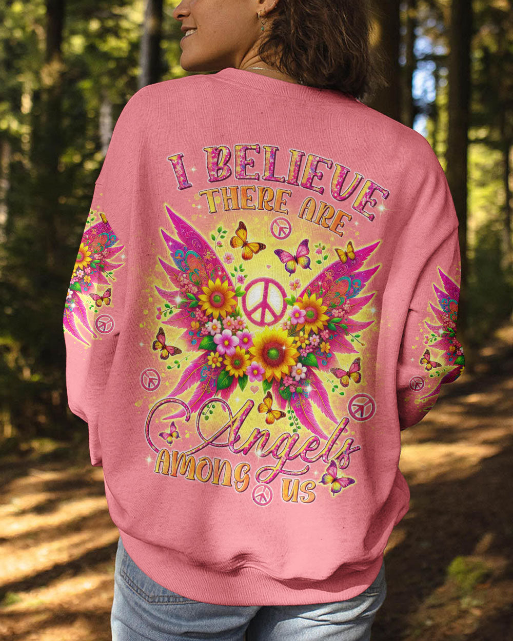 I BELIEVE THERE ARE ANGELS AMONG US WINGS ALL OVER PRINT - TLTR2108243