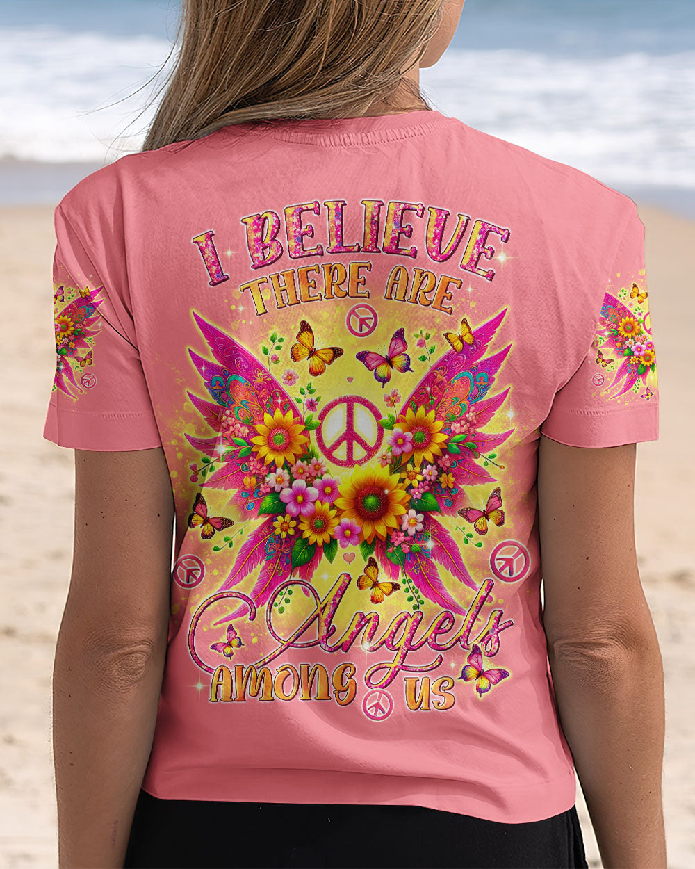 I BELIEVE THERE ARE ANGELS AMONG US WINGS ALL OVER PRINT - TLTR2108243